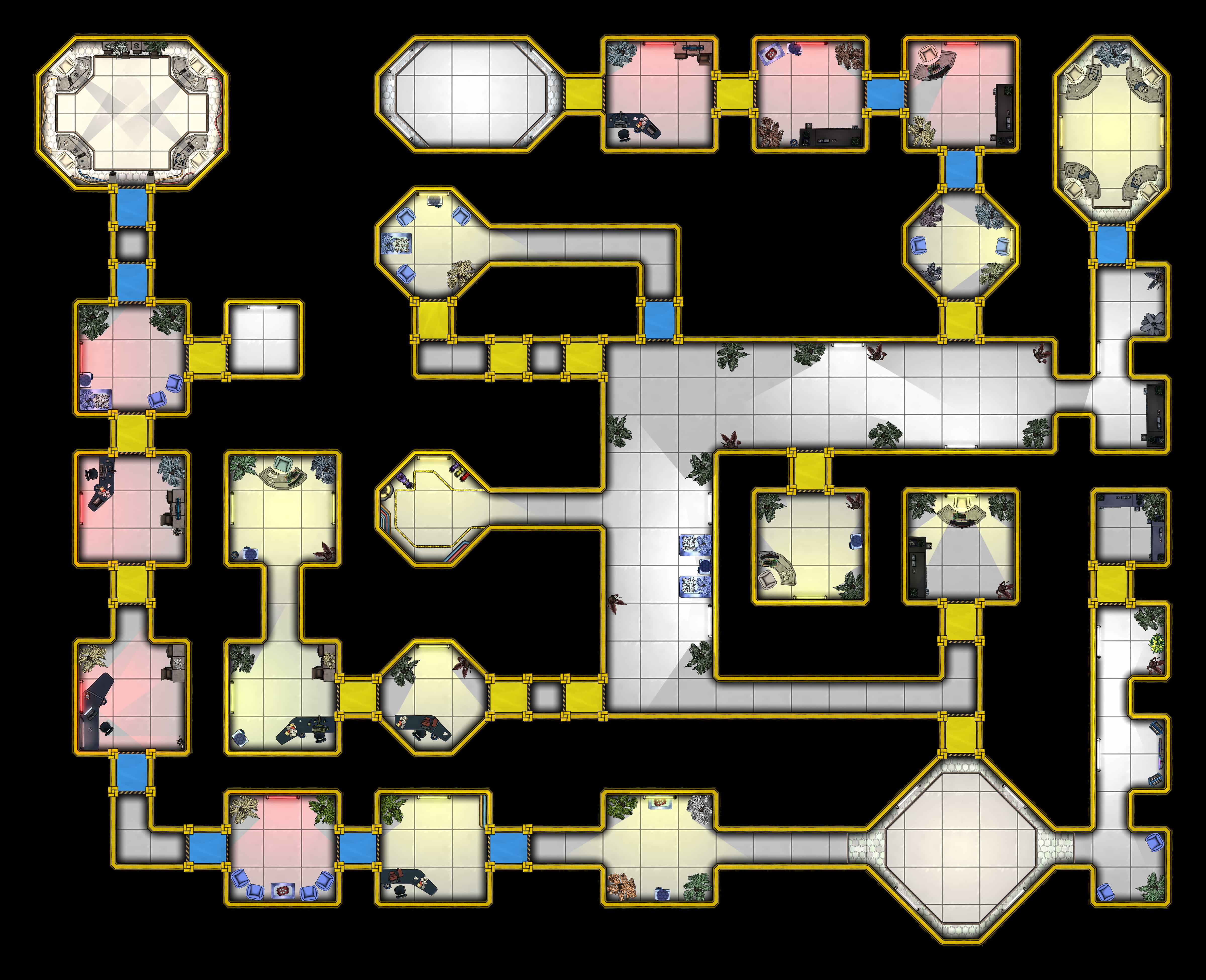 Time Fenix Administration - Management offices and executive meeting rooms map